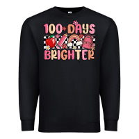Black 100 days brighter Premium Sweatshirt - MaliasSmallBusiness