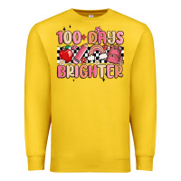 Lemon 100 days brighter Premium Sweatshirt - MaliasSmallBusiness