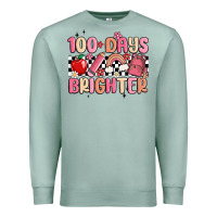 Seafoam 100 days brighter Premium Sweatshirt - MaliasSmallBusiness