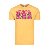 Vintage Mustard Breast Cancer Gnomes Vintage Tee - texasbilliewilder