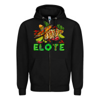 Black Elote corn sombrero lime and  cactus Zipper Hoodie - AdoDesignShop