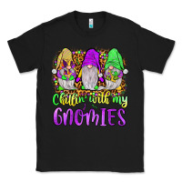 Black mardi gras chillin' with my gnomies Classic Tee - JahusDesignShop