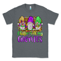 Charcoal Heather mardi gras chillin' with my gnomies Classic Tee - JahusDesignShop