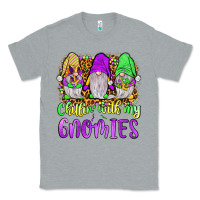 Heather Grey mardi gras chillin' with my gnomies Classic Tee - JahusDesignShop