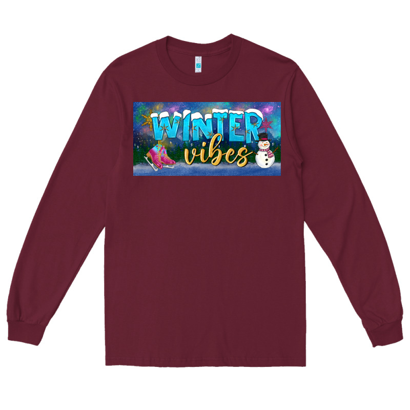 Winter Vibes License Plate Long Sleeve Tee by BundleAndBundleShop | Teevron