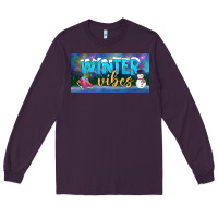 Plum winter vibes license plate Long Sleeve Tee - BundleAndBundleShop