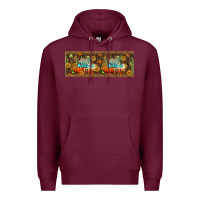 Burgundy welcome fall 11 oz mug Premium Hoodie - BundleAndBundleShop