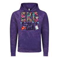 Cloud Purple ekg tech Vintage Hoodie - Zillion Design Studio