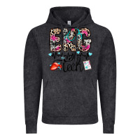 Vintage Black ekg tech Vintage Hoodie - Zillion Design Studio