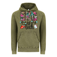 Vintage Olive ekg tech Vintage Hoodie - Zillion Design Studio