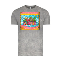 Cloud Rock hello summer Vintage Tee - Zillion Design Studio