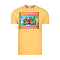 Vintage Mustard hello summer Vintage Tee - Zillion Design Studio