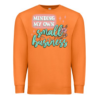 Carrot minding my own small business Premium Sweatshirt - MaliasSmallBusiness