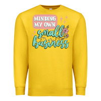 Lemon minding my own small business Premium Sweatshirt - MaliasSmallBusiness