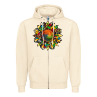 Sandshell autism awareness cowhide leopard sunflower Zipper Hoodie - Artiststas