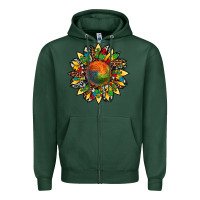 Sports Green autism awareness cowhide leopard sunflower Zipper Hoodie - Artiststas