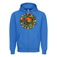 True Royal autism awareness cowhide leopard sunflower Zipper Hoodie - Artiststas