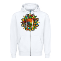 White autism awareness cowhide leopard sunflower Zipper Hoodie - Artiststas
