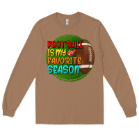 Toasted Coconut football is my favorite season Long Sleeve Tee - BundleAndBundleShop
