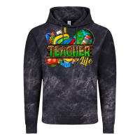 Cloud Black teacher life Vintage Hoodie - texasbilliewilder