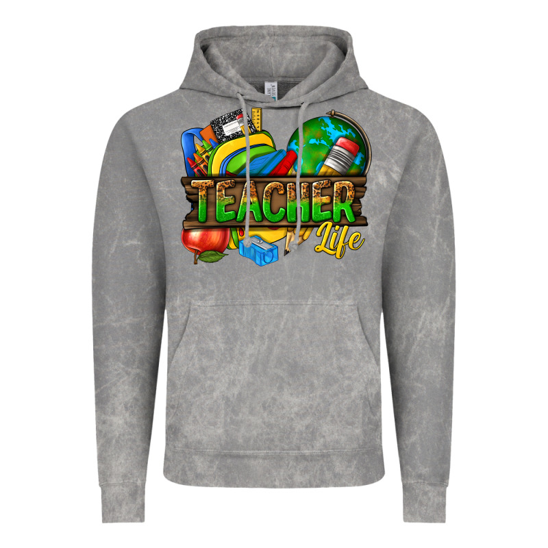 Teacher Life Vintage Hoodie by texasbilliewilder | Teevron