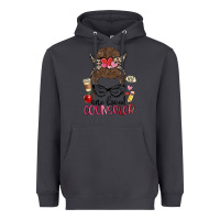 Smoke messy bun one loved counselor Heavyweight Hoodie - MaliasSmallBusiness