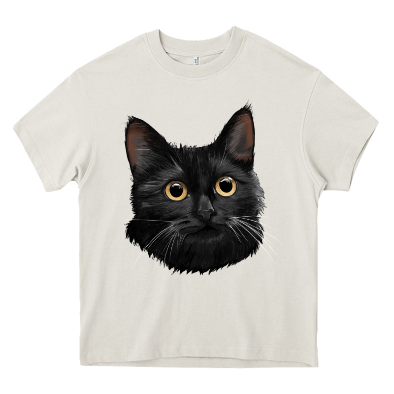 Bombay Cat Face Heavy Core Tee by LillyAllenDesigns | Teevron