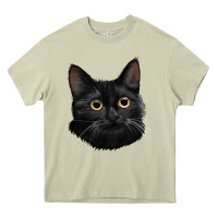 Mossy Bombay Cat Face Heavy Core Tee - LillyAllenDesigns
