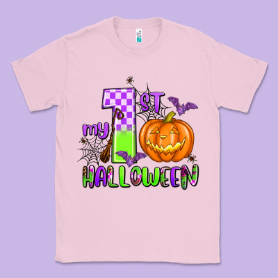 My First Halloween Pumpkin Classic Tee Designed By Adodesignshop