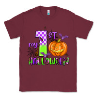 Burgundy my first halloween pumpkin Classic Tee - AdoDesignShop