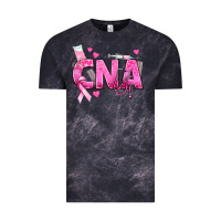 Cloud Black Breast Cancer CNA Certified Nursing Assistant Vintage Tee - texasbilliewilder