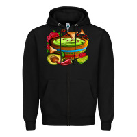 Black guacamole Zipper Hoodie - AdoDesignShop