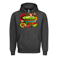 Charcoal Heather guacamole Zipper Hoodie - AdoDesignShop