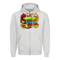 Dove Grey guacamole Zipper Hoodie - AdoDesignShop