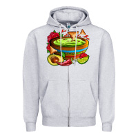 Heather Grey guacamole Zipper Hoodie - AdoDesignShop