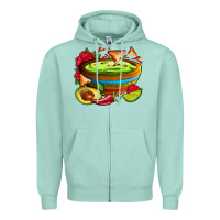 Seafoam guacamole Zipper Hoodie - AdoDesignShop