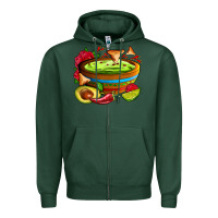 Sports Green guacamole Zipper Hoodie - AdoDesignShop