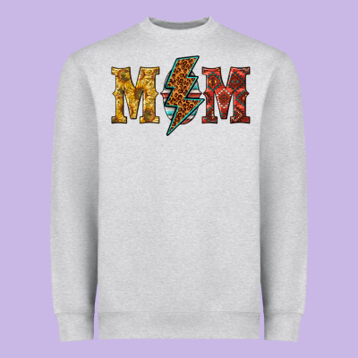 Western Mom Heavyweight Sweatshirt Designed By Texasbilliewilder
