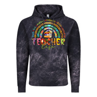 Cloud Black teacher life Vintage Hoodie - texasbilliewilder