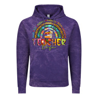 Cloud Purple teacher life Vintage Hoodie - texasbilliewilder