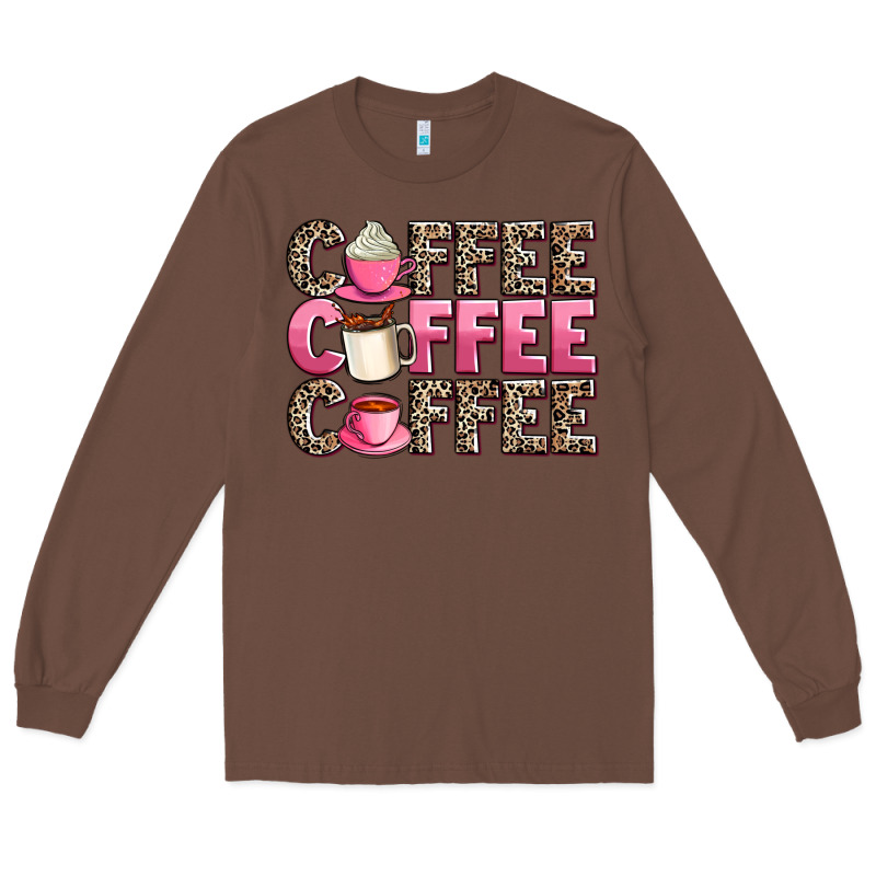 Coffee Coffee Coffee Long Sleeve Tee by AdoDesignShop | Teevron