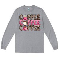 Heather Grey coffee coffee coffee Long Sleeve Tee - AdoDesignShop