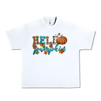 White hello pumpkin Urban Heavy Tee - HRA Design Shop