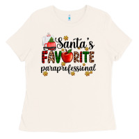Bone santa's favorite  paraprofesyonal Ladies Tee - AdoDesignShop