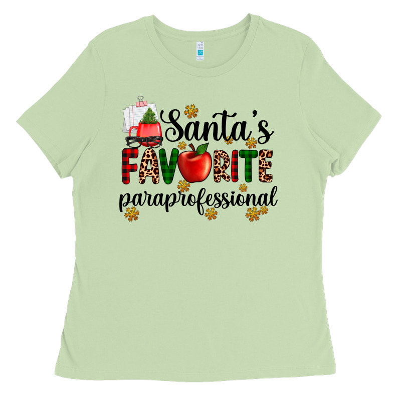 Santa's Favorite  Paraprofesyonal Ladies Tee by AdoDesignShop | Teevron