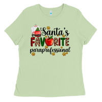 Matcha santa's favorite  paraprofesyonal Ladies Tee - AdoDesignShop
