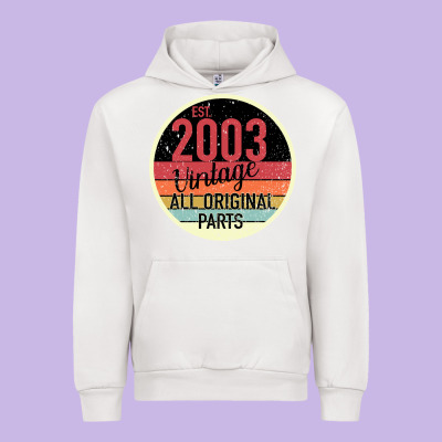 16th Birthday Gift Vintage 2003 Urban Hoodie Designed By Bettercallsaul