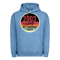 Pigment Pebble Blue 16th Birthday gift Vintage 2003 Urban Hoodie - Bettercallsaul
