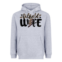Heather Grey oilfield wife Heavyweight Hoodie - MaliasSmallBusiness