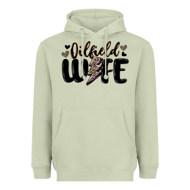 Oilfield Wife Heavyweight Hoodie by MaliasSmallBusiness | Teevron